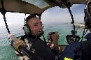 Chopper flight over the Bay of Fires - Tasmania Photo Safari Tour with Chris Bray - Click to enlarge.