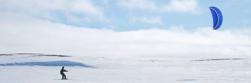 Kite Skiing