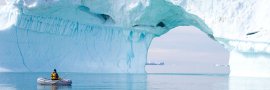 Rowing past an Iceberg, Greenland