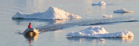 Finding a path through a maze of ice