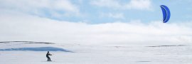 Kite Skiing