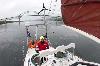 Sailing under Sydney Harbour I mean Seal Island Island Bridge! - Click for full-size.