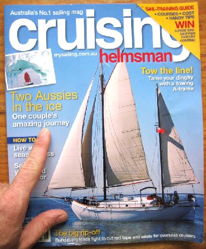 Cover of current issue of Cruising Helmsman Magazine - Click for full-size.