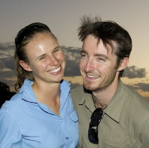 Jess and Chris finishing up another Safari in Kenya! - Click for full-size.