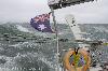 35kn and Rough seas in the Bering Strait - Click for full-size.