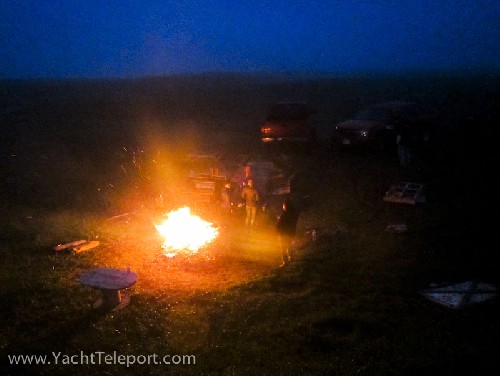 Bonfire with friends